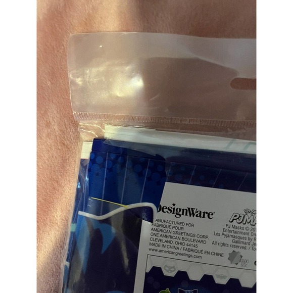 PJ MASKS Birthday Tablecloth table cover 54 x 96 new - Picture 4 of 4